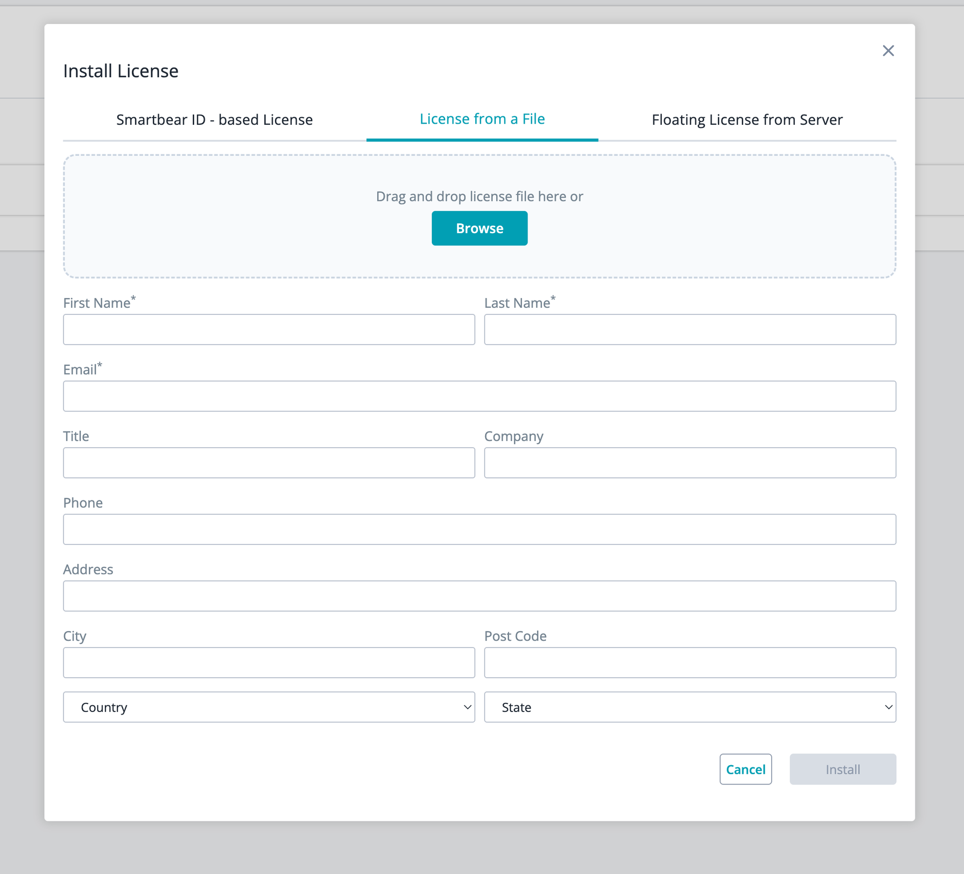 License File License File