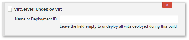Jenkins Configuration: Undeploying Virtual Services Jenkins Configuration: Undeploying Virtual Services