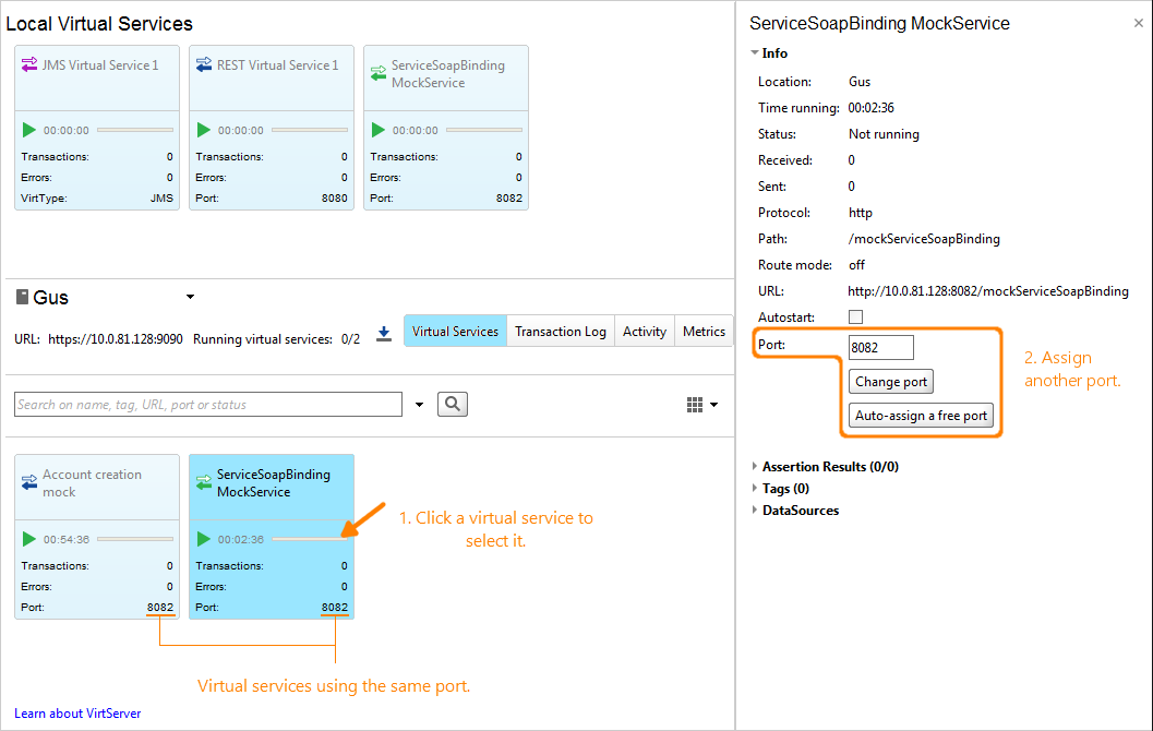 API testing with ReadyAPI: Changing virtual service port on VirtServer API testing with ReadyAPI: Changing virtual service port on VirtServer
